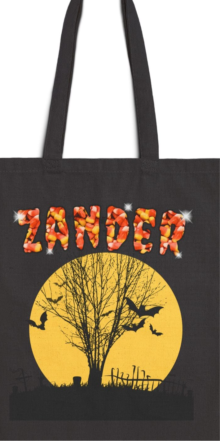 Personalized Halloween Tote Bag Double Sided Print