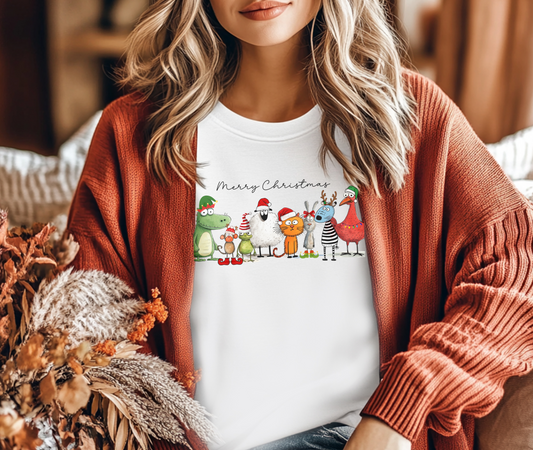 Christmas Friends Unisex T-shirt - Women's