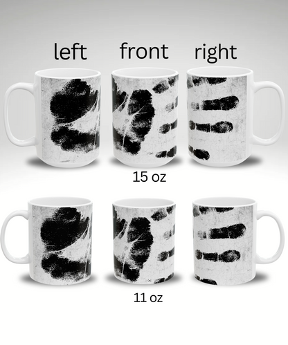 Mug - Greasy Hand Prints Hardworking Men and Women Tribute Coffee Cup