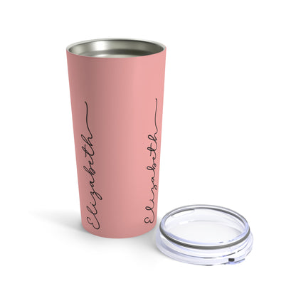 20oz Tumbler Personalized Minimal and Elegant Design - Salmon