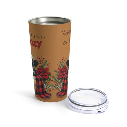 Adorable Highland Calf Christmas 20oz Tumbler