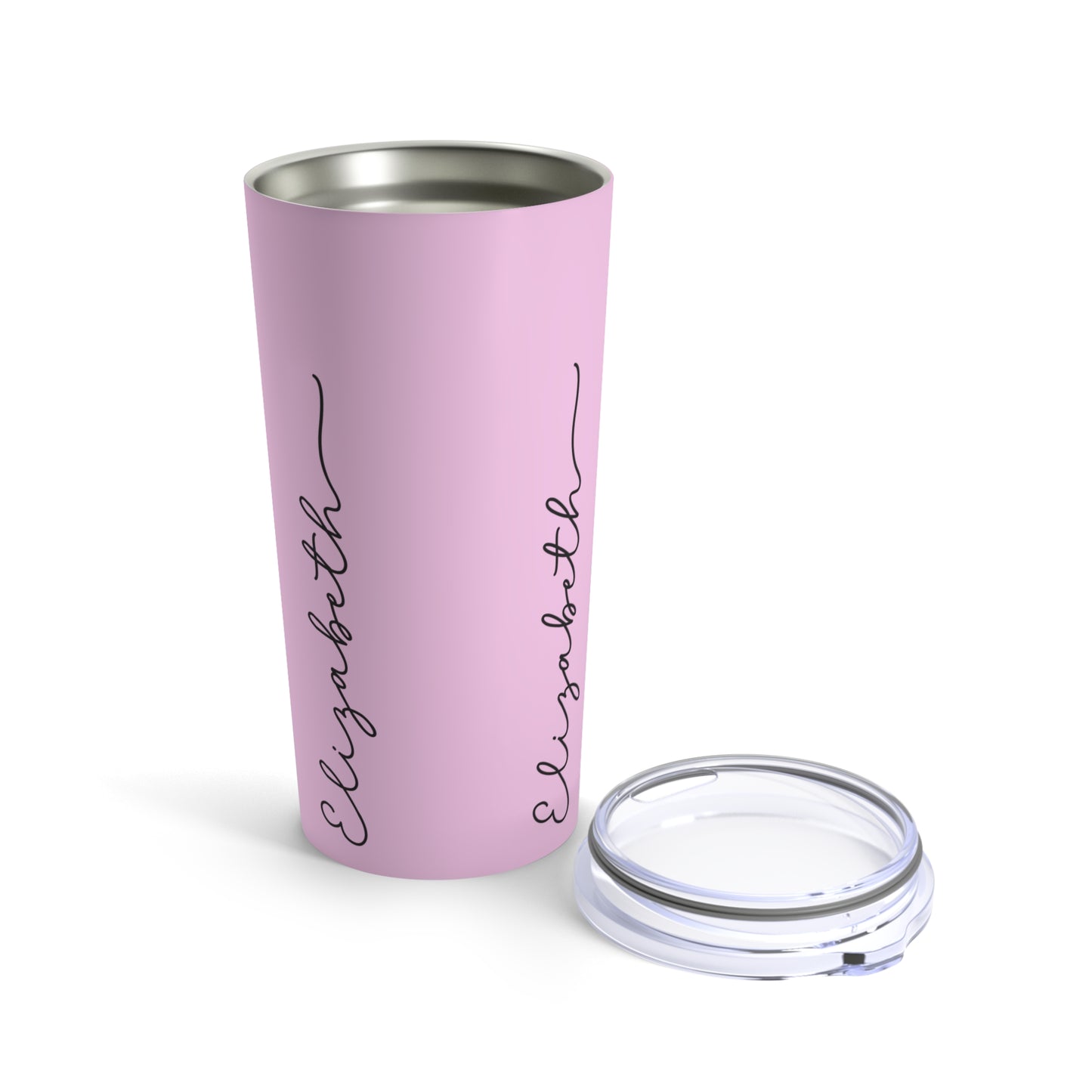 20oz Tumbler Personalized Minimal and Elegant Design - Misty Rose