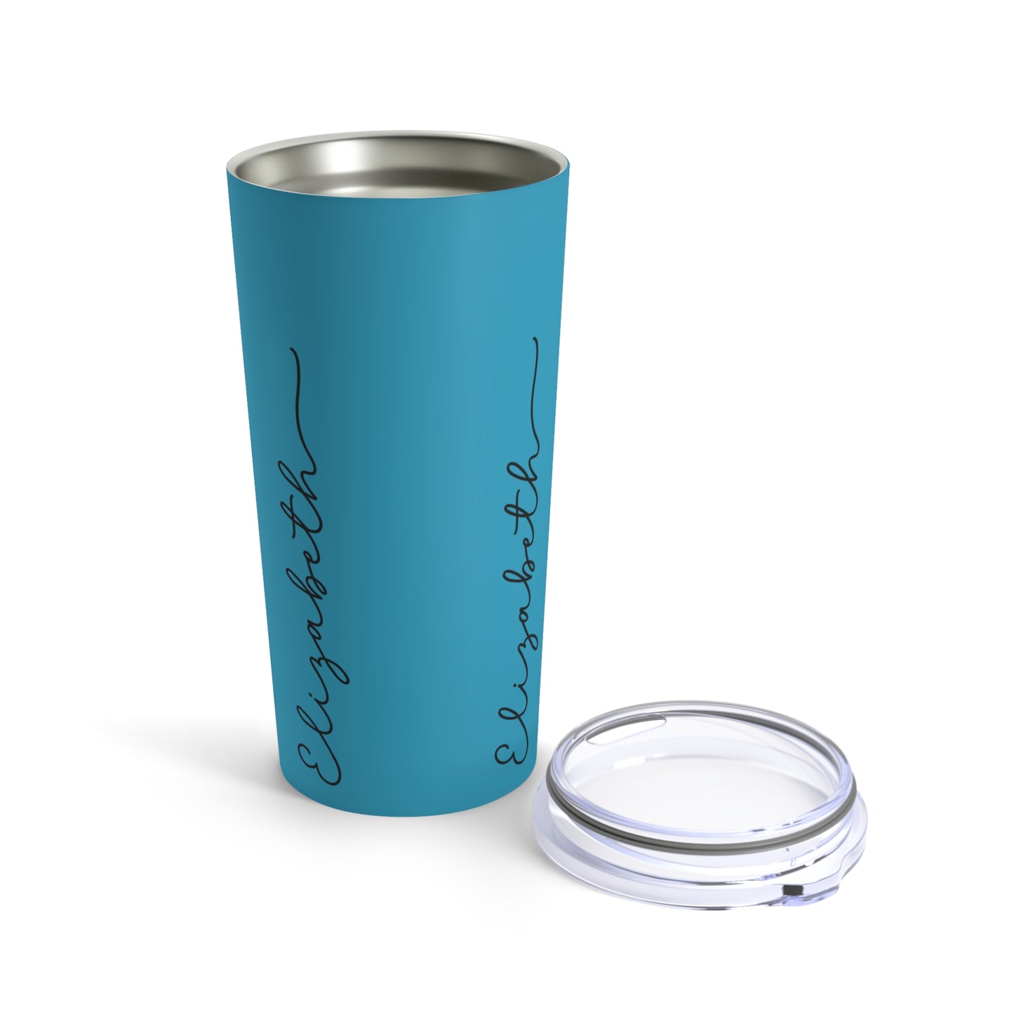 20oz Tumbler Personalized Minimal and Elegant Design - Turquoise