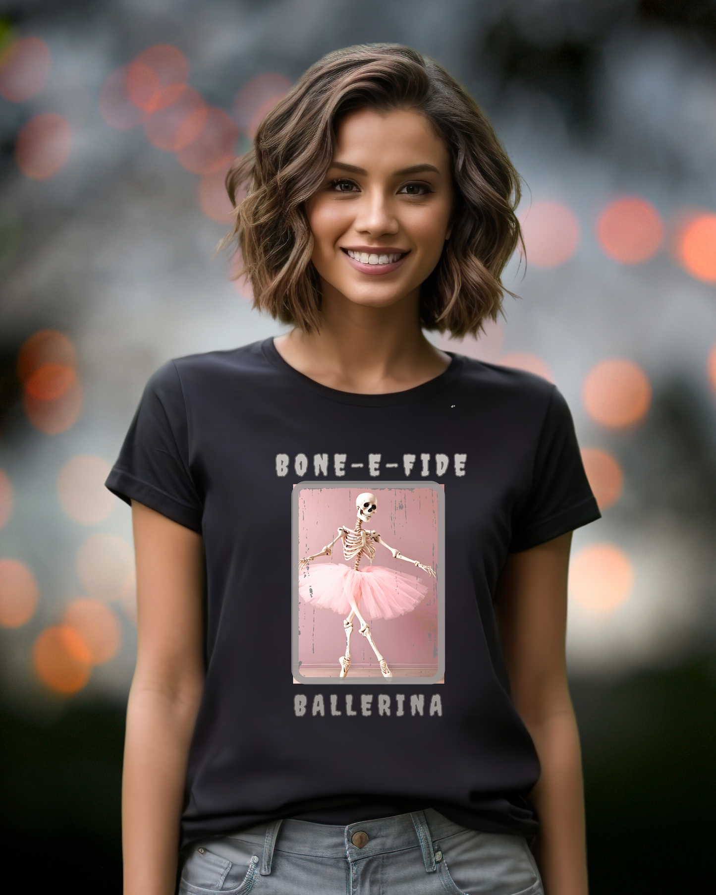 Skeleton Ballerina Tee - Adult size