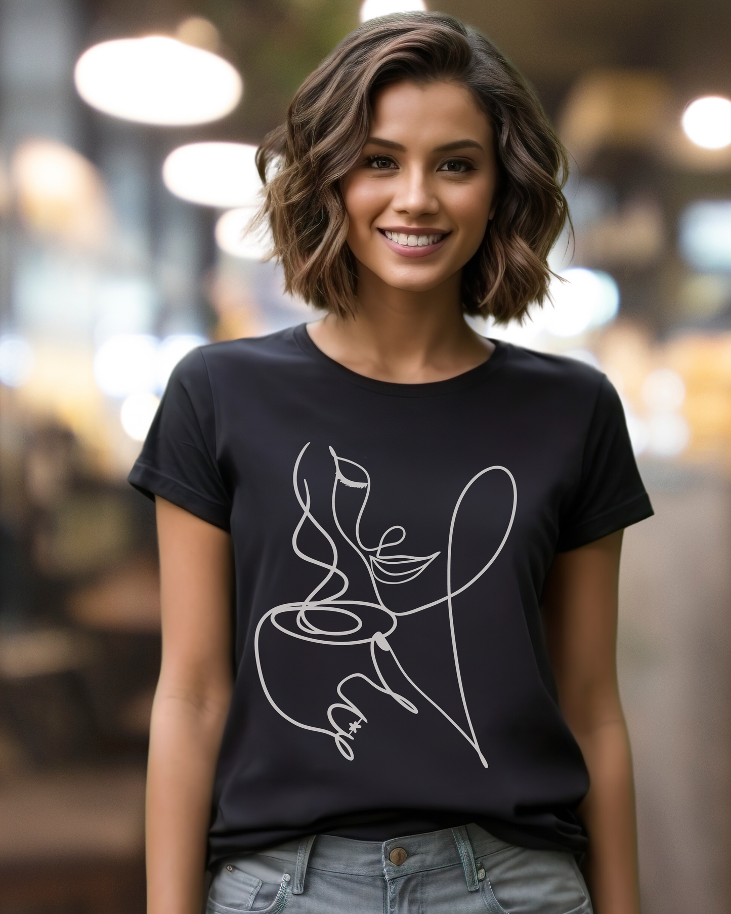 Artful Coffee Lover's T-Shirt