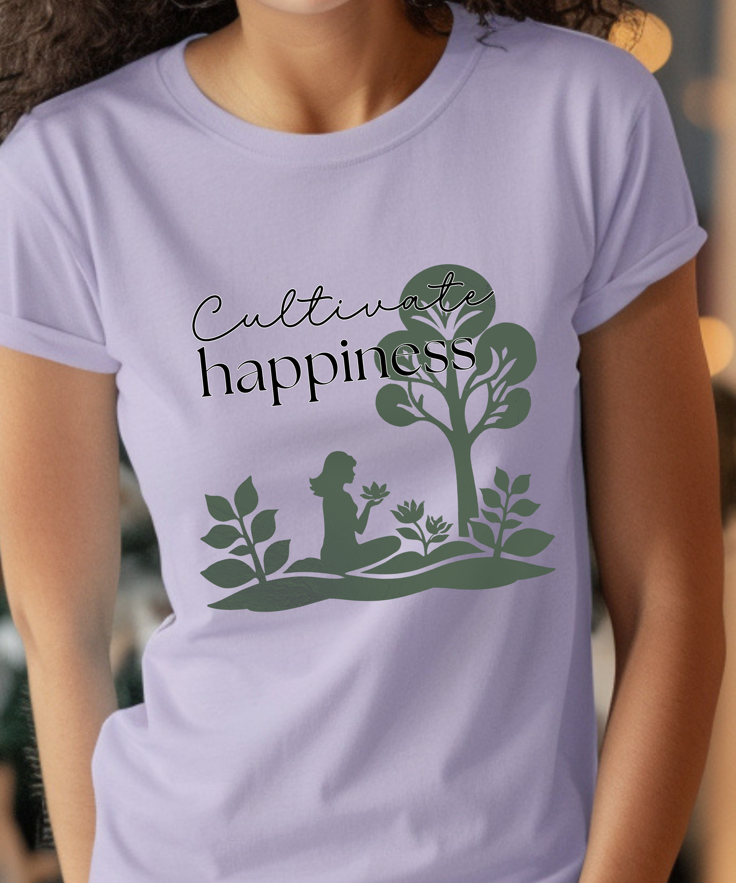 Short Sleeve Tee - Cultivate Happiness Shirt