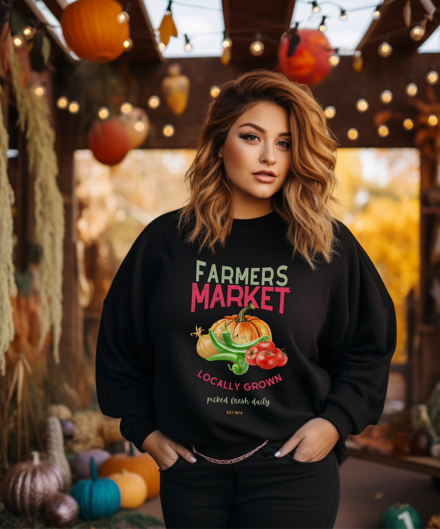 Farmers Market Sweatshirt - Women's