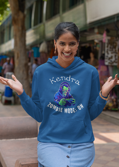 Gaming Zombie Hoodie Sweatshirt - Personalized Design - Women's