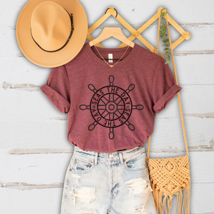 Nautical T-Shirt - Seas the Day