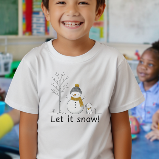 Snowman Tee For Children