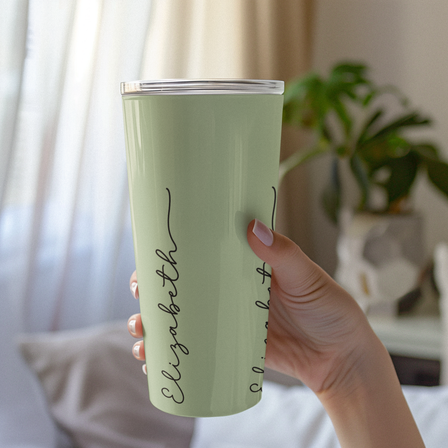 20oz Tumbler Personalized Minimal and Elegant Design - Sage